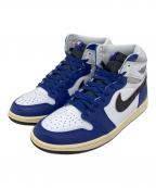 NIKEナイキ）の古着「AIR JORDAN 1 RETRO HIGH OG」｜ブルー×ホワイト