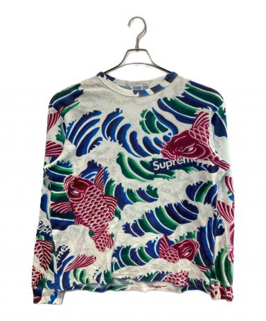 トップス SUPREME Waves LS Top 中古・古着通販】SUPREME (シュプリーム) Waves L/S Top マルチカラー