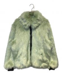 NIKE×AMBUSH（ナイキ×アンブッシュ）の古着「Reversible Faux Fur Jacket」｜グリーン