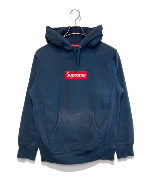 SUPREME（シュプリーム）SUPREME (シュプリーム) Box Logo Hooded Sweatshirt ネイビー サイズ:Mの古着・服飾アイテム