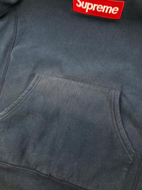 SUPREME（シュプリーム）SUPREME (シュプリーム) Box Logo Hooded Sweatshirt ネイビー サイズ:Mの古着・服飾アイテム