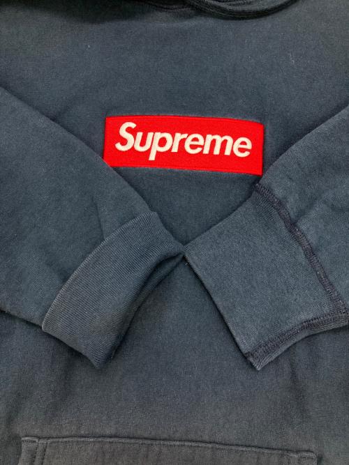 SUPREME（シュプリーム）SUPREME (シュプリーム) Box Logo Hooded Sweatshirt ネイビー サイズ:Mの古着・服飾アイテム
