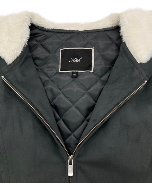 KITH（キス）KITH (キス) フルジップフードブルゾン チャコールグレー サイズ:XSの古着・服飾アイテム