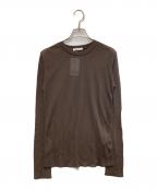 EVERYDAY I LIKE.エヴリデイ アイ ライク）の古着「TOTAN Sheer Tシャツ」｜ブラウン