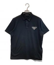PRADA（プラダ）の古着「ポロシャツ」｜ブラック