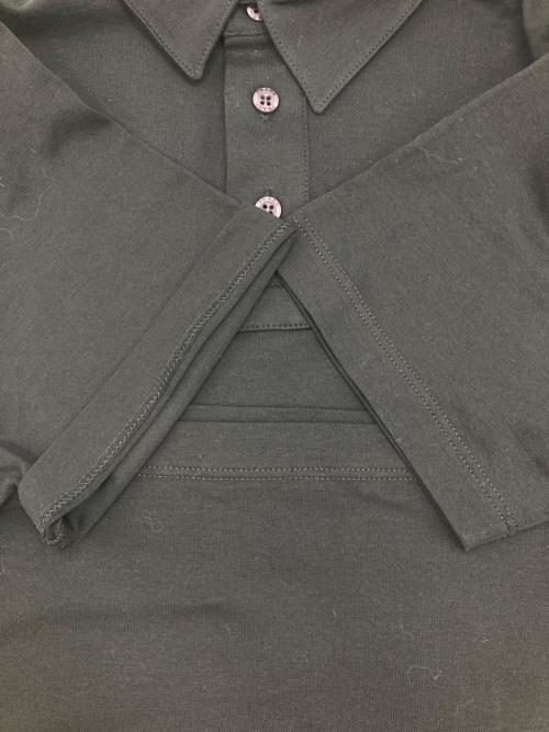 PRADA（プラダ）PRADA (プラダ) ポロシャツ ブラック サイズ:Sの古着・服飾アイテム