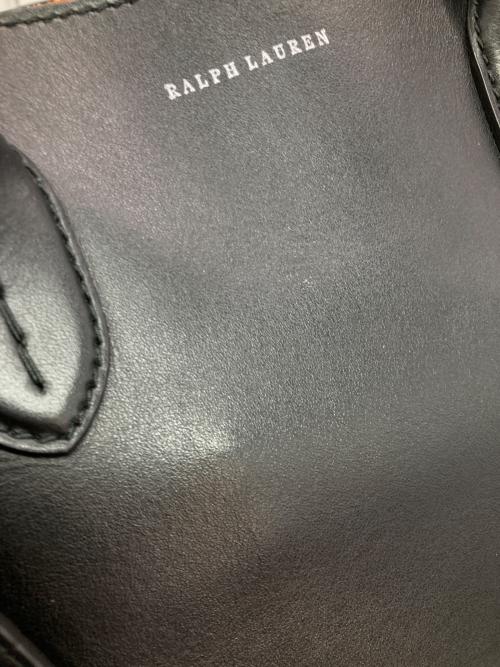 RALPH LAUREN（ラルフローレン）RALPH LAUREN (ラルフローレン) 2WAYショルダーバッグ ブラックの古着・服飾アイテム