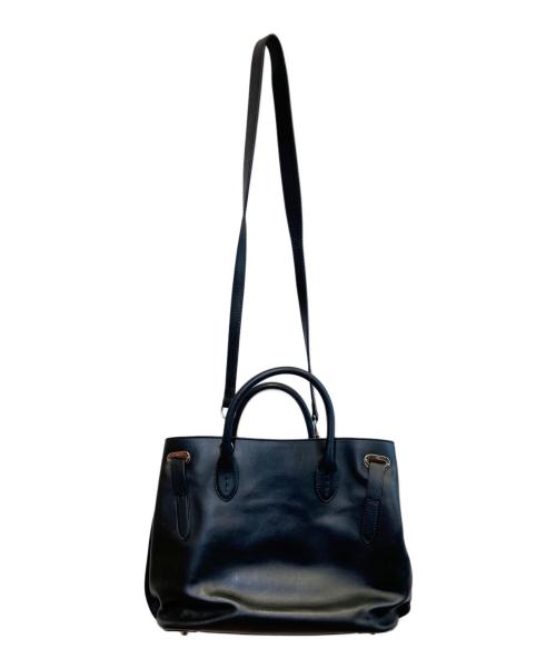 RALPH LAUREN（ラルフローレン）RALPH LAUREN (ラルフローレン) 2WAYショルダーバッグ ブラックの古着・服飾アイテム