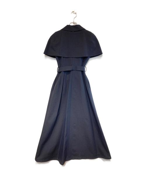 Snidel（スナイデル）Snidel (スナイデル) トレンチケープ2wayワンピ ネイビー サイズ:01 未使用品の古着・服飾アイテム