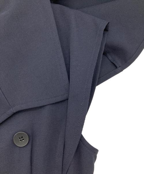 Snidel（スナイデル）Snidel (スナイデル) トレンチケープ2wayワンピ ネイビー サイズ:01 未使用品の古着・服飾アイテム