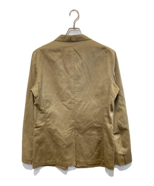 JIL SANDER（ジルサンダー）JIL SANDER (ジルサンダー) コットンリネンシングルブレストジャケット ベージュ サイズ:50の古着・服飾アイテム