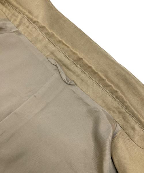 JIL SANDER（ジルサンダー）JIL SANDER (ジルサンダー) コットンリネンシングルブレストジャケット ベージュ サイズ:50の古着・服飾アイテム