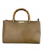 KATIE LOXTON×DEUXIEME CLASSEケイティロクストン×ドゥーズィエム クラス）の古着「バンブーハンドバッグ」｜ベージュ