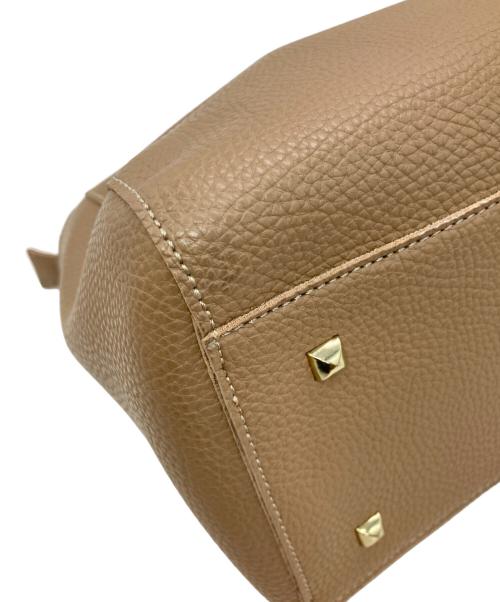KATIE LOXTON（ケイティロクストン）KATIE LOXTON (ケイティロクストン) DEUXIEME CLASSE (ドゥーズィエム クラス) バンブーハンドバッグ ベージュの古着・服飾アイテム