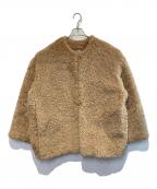 DEUXIEME CLASSEドゥーズィエム クラス）の古着「TEDDY BOA JACKET」｜ベージュ