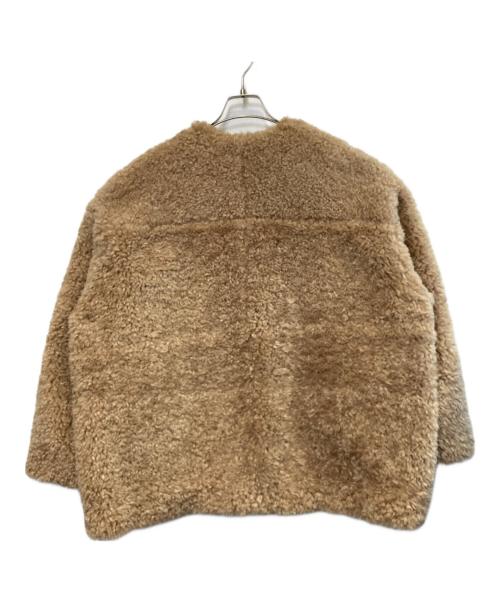 DEUXIEME CLASSE（ドゥーズィエム クラス）DEUXIEME CLASSE (ドゥーズィエム クラス) TEDDY BOA JACKET ベージュ サイズ:Freeの古着・服飾アイテム