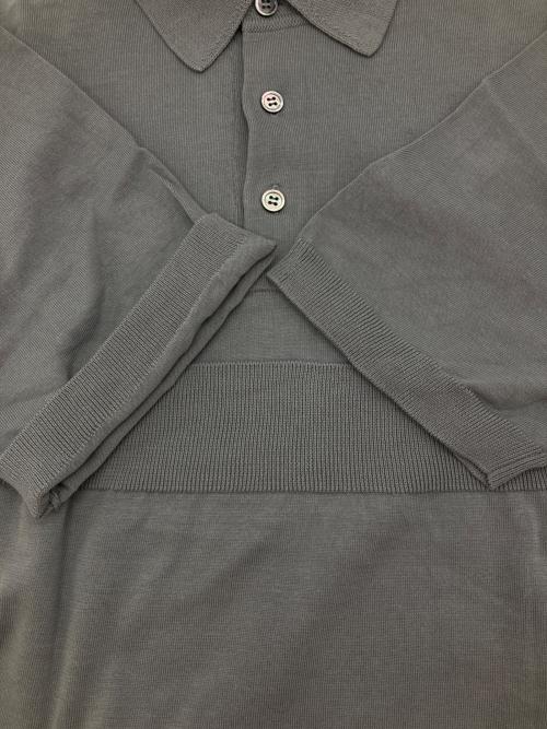 TRENTA SETTANTA（トレンタセッタンタ）TRENTA SETTANTA (トレンタセッタンタ) 30/70 ポロシャツ グレー サイズ:48の古着・服飾アイテム