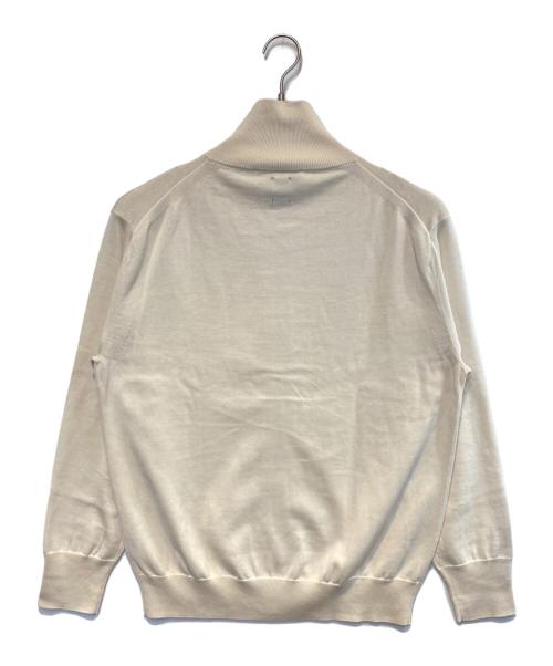 BATONER（バトナ―）BATONER (バトナ―) THE SEAISLAND COTTON DRIVERS KNIT アイボリー サイズ:Mの古着・服飾アイテム