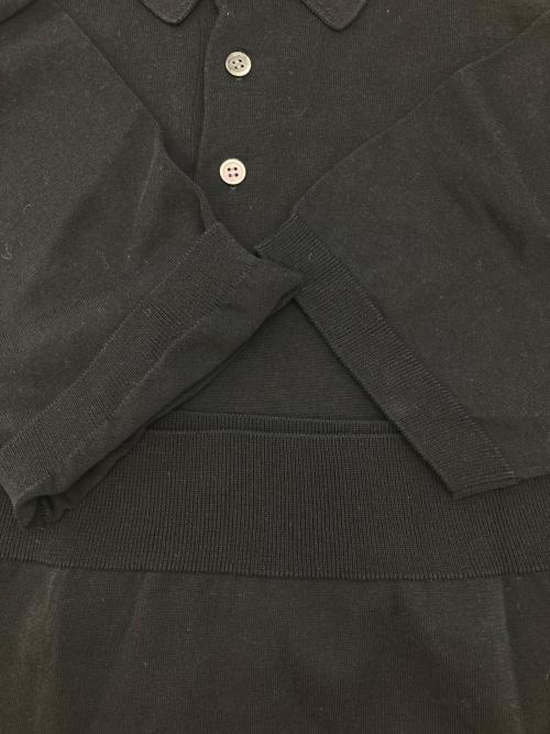 TRENTA SETTANTA（トレンタセッタンタ）TRENTA SETTANTA (トレンタセッタンタ) 30/70 ポロシャツ ブラック サイズ:48の古着・服飾アイテム