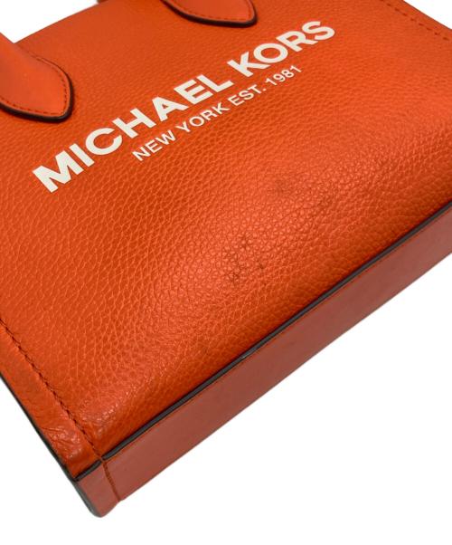 MICHAEL KORS（マイケル・コース）MICHAEL KORS (マイケル・コース) ショッパートート クロスボディ オレンジの古着・服飾アイテム