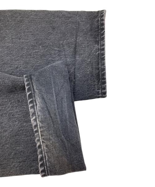 UNION（ユニオン）UNION (ユニオン) ブラックデニムパンツ ブラック サイズ:2の古着・服飾アイテム