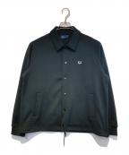 FRED PERRYフレッドペリー）の古着「JERSEY COACH JACKET」｜ブラック