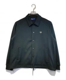 FRED PERRY（フレッドペリー）の古着「JERSEY COACH JACKET」｜ブラック