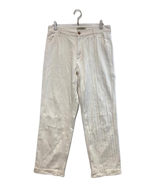 F.O.B FACTORY（エフオービー ファクトリー）F.O.B FACTORY (エフオービー ファクトリー) ヘリンボーンツイルペインターパンツ ホワイト サイズ:Lの古着・服飾アイテム