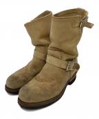 RED WINGレッドウィング）の古着「［古着］ENGINEER BOOTS」｜ベージュ