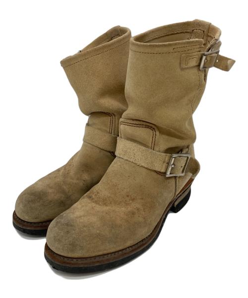 RED WING（レッドウィング）RED WING (レッドウィング) ［古着］ENGINEER BOOTS ベージュ サイズ:USA 8Dの古着・服飾アイテム