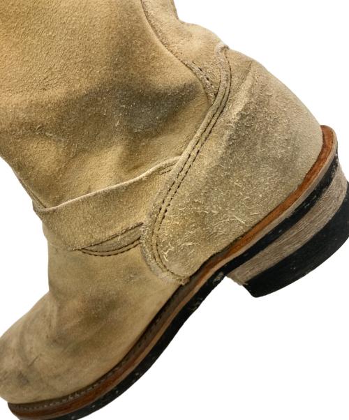 RED WING（レッドウィング）RED WING (レッドウィング) ［古着］ENGINEER BOOTS ベージュ サイズ:USA 8Dの古着・服飾アイテム