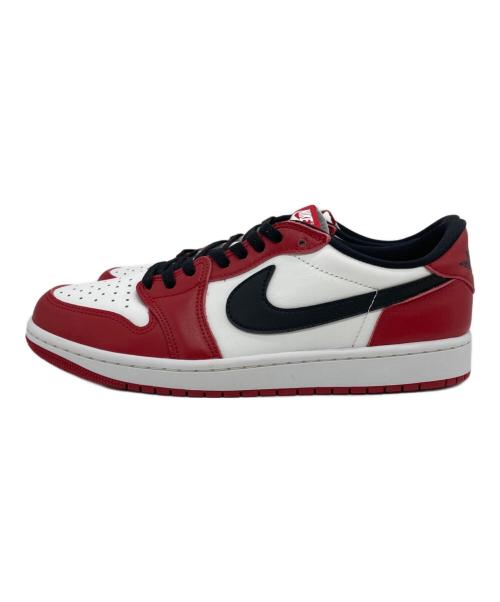 NIKE（ナイキ）NIKE (ナイキ) AIR JORDAN 1 LOW OG レッド×ホワイト サイズ:US10 未使用品の古着・服飾アイテム