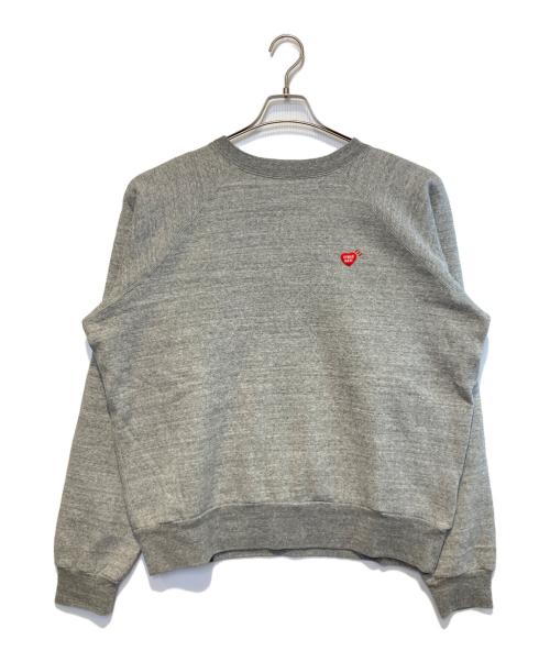 HUMAN MADE（ヒューマンメイド）HUMAN MADE (ヒューマンメイド) CLASSIC SWEATSHIRT グレー サイズ:XLの古着・服飾アイテム
