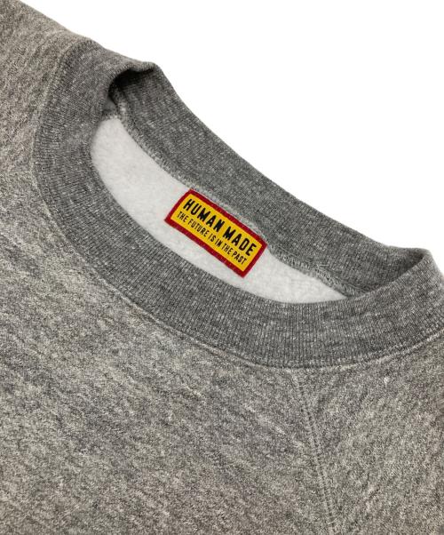 HUMAN MADE（ヒューマンメイド）HUMAN MADE (ヒューマンメイド) CLASSIC SWEATSHIRT グレー サイズ:XLの古着・服飾アイテム