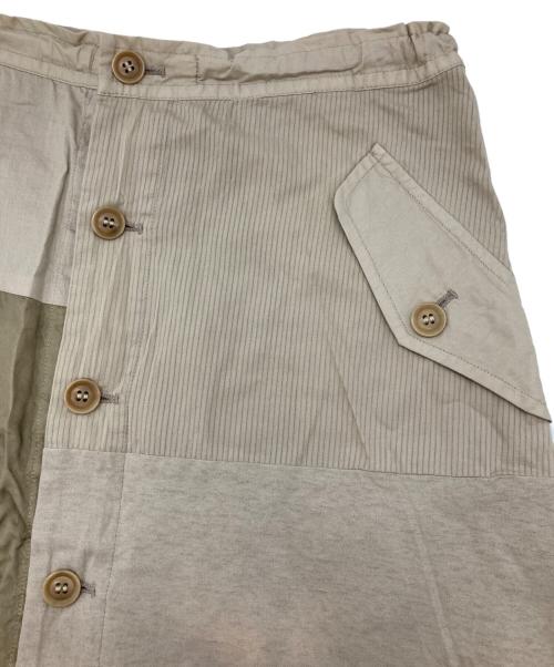 Y's（ワイズ）Y's (ワイズ) パッチワークスカート ベージュ サイズ:1の古着・服飾アイテム