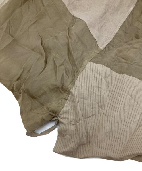 Y's（ワイズ）Y's (ワイズ) パッチワークスカート ベージュ サイズ:1の古着・服飾アイテム