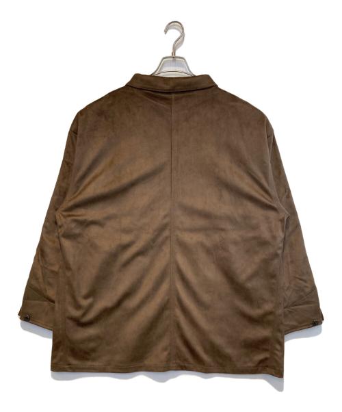 WHIMSIC（ウィムジック）WHIMSIC (ウィムジック) スウェードタッチカバーオール ブラウン サイズ:Free 未使用品の古着・服飾アイテム