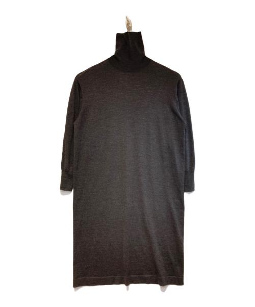 VERMEIL par iena（ヴェルメイユ パー イエナ）VERMEIL par iena (ヴェルメイユ パー イエナ) GLOW wool knit ワンピース ブラック サイズ:Freeの古着・服飾アイテム