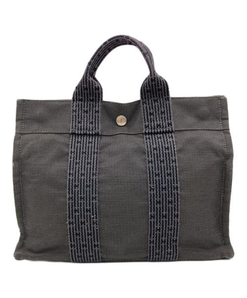 HERMES（エルメス）HERMES (エルメス) エールライントートPM グレーの古着・服飾アイテム