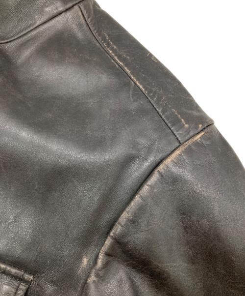GAP（ギャップ）GAP (ギャップ) ［古着］カウレザーカーコート ブラック サイズ:Sの古着・服飾アイテム