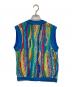 CUGGI (クージー) ［古着］3Dニットベスト ブルー×レッド サイズ:SS：12000円
