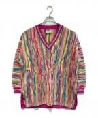 IiMNOSリムノス）の古着「［古着］3Dニット」｜ピンクベージュ