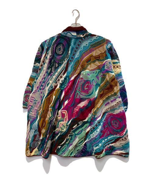 CUGGI（クージー）CUGGI (クージー) ［古着］3Dニットコート ブルー サイズ:SSの古着・服飾アイテム