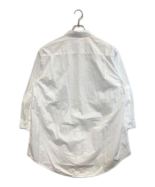 MM6 Maison Margiela kids（ムエムシックス メゾンマルジェラ キッズ）MM6 Maison Margiela kids (ムエムシックス メゾンマルジェラ キッズ) Logo Printed Long-Sleeved Shirt ホワイト サイズ:16(キッズサイズ)の古着・服飾アイテム