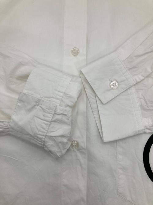 MM6 Maison Margiela kids（ムエムシックス メゾンマルジェラ キッズ）MM6 Maison Margiela kids (ムエムシックス メゾンマルジェラ キッズ) Logo Printed Long-Sleeved Shirt ホワイト サイズ:16(キッズサイズ)の古着・服飾アイテム