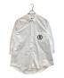 MM6 Maison Margiela kids（ムエムシックス メゾンマルジェラ キッズ）の古着「Logo Printed Long-Sleeved Shirt」｜ホワイト