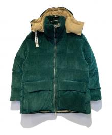 KHRISJOY（クリスジョイ）の古着「コーデュロイダウンジャケット」｜グリーン