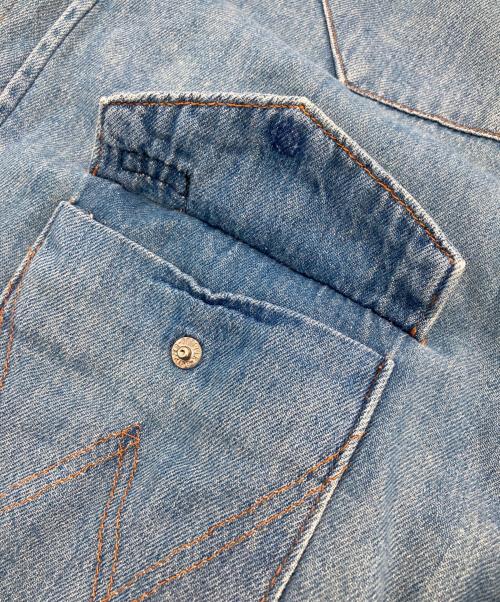 Wrangler（ラングラー）Wrangler (ラングラー) ［古着］デニムウエスタンシャツ インディゴ サイズ:LLの古着・服飾アイテム