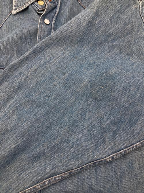 Wrangler（ラングラー）Wrangler (ラングラー) ［古着］デニムウエスタンシャツ インディゴ サイズ:LLの古着・服飾アイテム