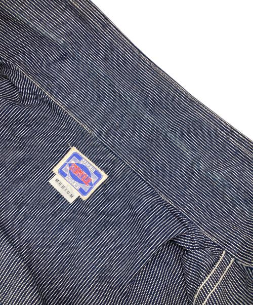 Pherrow's（フェローズ）Pherrow's (フェローズ) ウォバッシュプルオーバーシャツ インディゴ×ホワイト サイズ:Mの古着・服飾アイテム